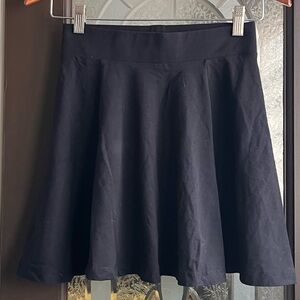 H&M Classic Black Skater Skirt